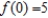 Find the constants m and b in the linear function   so that   and   . A)    B)    C)    D)    E)   