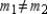 Let   and   be two nonvertical straight lines in the plane with equations   and   , respectively. Find conditions on   ,   ,   , and   so that   and   intersect at one and only one point. ​ A)    and   B)    and   C)    and   D)   