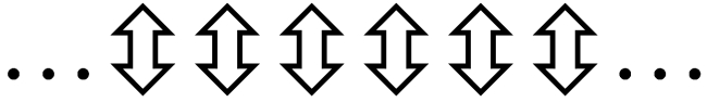 Classify the border pattern shown below by its symmetry type. Use the standard crystallographic notation (mm, mg, m1, 1m, 1g, 12 or 11).  