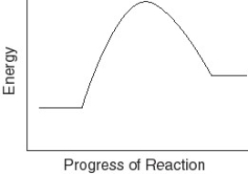 Identify the letter of the diagram corresponding to the given type of reaction. A.  B.   -exothermic reaction A) Diagram A B) Diagram B