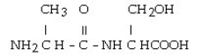Consider the R groups of the following amino acids: cysteine: -CH₂SH; alanine: - 3CH<sub>3</sub>; serine: -CH₂OH The name for the dipeptide shown below is __________.   A)  alanyl-cysteine B)  alanyl-serine C)  seryl-alanine D)  seryl-cysteine E)  serine-alanine