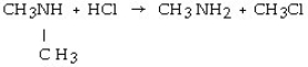 <strong>Which of the following represents the complete neutralization of N,N-dimethylamine?</strong> A)   B)   C)   D)   E)   <div style=padding-top: 35px> 