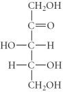 Which of the following is an example of an aldopentose? A)    B)    C)    D)    E)   