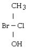  Which Fischer projection is the mirror image of the structure given below?   A)   \begin{array} { c }  \mathrm { Br } \\ \mathrm { | } \\ \mathrm { HO } - \mathrm { CH } _ { 3 } \\  \mathrm { || }  \\ \mathrm { Cl } \end{array}  B)    \quad  \quad \mathrm { Br }    \quad  \quad  |  \mathrm { Cl } - \mathrm { OH }    \quad  \quad  |   \quad  \quad \mathrm { CH } _ { 3 }  C)    D)    E)    
