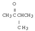 What is the name of this compound?   A)  2-pentanone B)  methyl propyl ketone C)  3-methyl-2-butanone D)  2-methyl-3-butanone E)  2-methyl-3-ketone butane