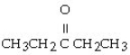 Select the correct name for the following.  -  A)  propanal B)  1-propanone C)  diethyl ketone D)  3-propanone