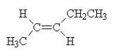 What is the name of the compound shown below?   A)  2-pentene B)  trans-2-pentene C)  trans-3-pentene D)  cis-2-pentene E)  cis-3-pentene