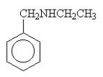 The functional group(s)  contained in the compound shown below is (are)    A)  an amine. B)  an aromatic. C)  an amide. D)  an amine and an aromatic. E)  an amide and an aromatic.