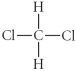 Choose the best electron-dot structure for CH<sub>2</sub>Cl₂ . A)    B)    C)    D)    E)   