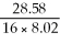 What is the correct answer for the calculation of a volume (in mL)  with measured numbers   ? A) 0.22 mL B) 0.223 mL C) 57 mL D) 14 mL E) 14.3 mL