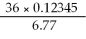 What is the correct answer for the calculation   ? A) 0.65645 B) 0.656 C) 0.66 D) 1.52 E) 1.5