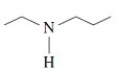 What is the common name of the following compound?   A) ethyl propyl amine B) diethyl amine C) trimethyl amine D) propyl amino E) dipropyl amine