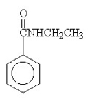 What is the name of this compound?   A) 1-ethylbenzamide B) N,N-dimethylbenzamide C) 2-ethylbenzamide D) N-ethylbenzamide E) ethylaminobenzoic acid