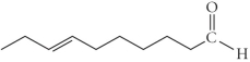 Which of the following is a fatty acid which is a solid at room temperature? A)    B)    C)    D)    E)   