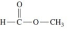 Give the IUPAC name for the following compound.   A) methyl formyl ether B) methyl methanoate C) methyl ethanoate D) methyl formate E) ethanoate