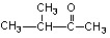What is the name of this compound?   A) 2-methylbutanone B) 3-methyl-2-butanone C) 2-methyl-3-butanone D) 3-methylbutanone E) pentanone