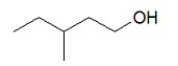What is the IUPAC name for this compound?   A) 3-methyl-1-hexanol B) 3-methyl-1-pentanol C) 3-methyl-5-pentanol D) 3-methyl-6-hexanol E) 3-methylpentanol