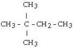 What is the name for the following?   A) hexane B) dimethylbutane C) 3,3-dimethylbutane D) 2,2-dimethylbutane E) 2-dimethylbutane