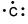 Which of the following is the correct electron-dot symbol for carbon? A)    B)    C)    D)    E)   