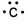 Which of the following is the correct electron-dot symbol for carbon? A)    B)    C)    D)    E)   