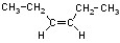 What is the IUPAC name of the compound shown below?    A) 3-hexene B) 3-hexyne C) trans-3-hexene D) cis-2-hexene E) cis-3-hexene