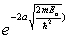 An electron of kinetic energy E<sub>0</sub> traveling in a region in which the potential energy is zero is then incident on a finite potential barrier of height U<sub>0</sub> (= 4E<sub>0</sub>) and width a.If the potential barrier is reduced to 2E<sub>0</sub>,by what factor will the probability of penetration of the barrier be changed? A)    B)    C)    D)    E) None of these is correct.
