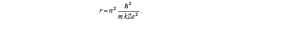 The radii of the Bohr orbits in atomic hydrogen are given by   If the radius of the first Bohr orbit (n = 1) is 0.053 nm,the radius of the third Bohr orbit (n = 3) is A) 0.16 nm B) 0.018 nm C) 0.48 nm D) 0.35 nm E) 1.3 nm
