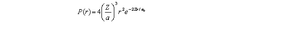  For the hydrogen atom in the ground state,the radial probability density is   The probability of finding the electron in the range  \Delta r = 0.04a<sub>0</sub> at r = a<sub>0</sub> is A) 0.0423 B) 0.0164 C) 0.0217 D) 0.0137 E) 0.0241 