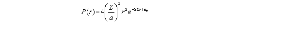  For the hydrogen atom in the ground state,the radial probability density is   The probability of finding the electron in the range  \Delta r = 0.04a<sub>0</sub> at r = 2a<sub>0</sub> is A) 0.0463 B) 0.0184 C) 0.0217 D) 0.0117 E) 0.0341 