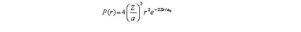  For the hydrogen atom in the ground state,the radial probability density is   The probability of finding the electron in range  \Delta r = 0.08a<sub>0</sub> at r = 2a<sub>0</sub> is approximately A) 2.34% B) 3.67% C) 5.86% D) 6.25% E) 7.43% 
