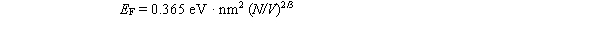 Use the following to answer the question:    -The Fermi energy in three dimensions at T = 0 is given by   The Fermi energy for aluminum is approximately A) 11.7 eV B) 3.24 eV C) 5.53 eV D) 2.11 eV E) 9.46 eV