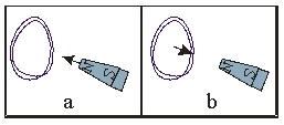 An induced emf is observed in a coil when a permanent magnet is moved towards the coil,Figure (a) .An induced emf is also observed when the coil is moved towards the magnet,Figure (b) .Explain how the induced emf in both cases are in accord with Einstein's first postulate.   A) The induced current in (a) is in the clockwise direction whereas it is in the anti-clockwise in (b) ,indicating the difference in absolute motion. B) The induced current in (a) is in the anti-clockwise direction whereas it is in the clockwise in (b) ,indicating the difference in absolute motion. C) The induced currents are in the clockwise direction for both cases,indicating that absolute motion cannot be detected. D) The induced currents are in the anti-clockwise direction for both cases,indicating that absolute motion cannot be detected. E) None of the above statements is correct.