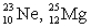 The pair of nuclides that represents isotopes is A)    B)    C)    D)    E)   