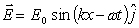 An electromagnetic wave is propagating in the   direction and its electric field is given by   . The corresponding magnetic field wave is (where B<sub>0</sub> = E<sub>0</sub>/c)  A)    . B)    . C)    . D)    . E)    .
