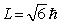   The orbital angular momentum of an electron in a D state has a magnitude of   . The figure shows orientations of the angular momentum vector or an electron placed in a magnetic field in the positive z direction. The vector that represents a correct orientation when the field is applied is A)  1 B)  2 C)  3 D)  4 E)  5