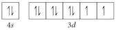 Choose the valence orbital diagram that represents the ground state of Zn. A)    B)    C)    D)    E)   