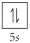 Choose the valence orbital diagram that represents the ground state of Sr<sup>2⁺</sup>. A)    B)    C)    D)    E)   