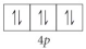 Choose the valence orbital diagram that represents the ground state of Sr<sup>2⁺</sup>. A)    B)    C)    D)    E)   