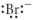 Which of the following represent the Lewis structure for Br⁻? A)    B)    C)    D)    E)   