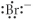 Which of the following represent the Lewis structure for Br⁻? A)    B)    C)    D)    E)   
