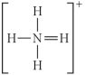 Choose the best Lewis structure for NH<sub>4</sub>⁺. A)    B)    C)    D)    E)   