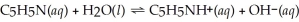 What is the pH of a 0.30 mol L<sup>-1</sup> pyridine solution that has K<sub>b</sub> = 1.9 × 10<sup>-9</sup>? The equation for the dissociation of pyridine is below:   A) 4.62 B) 8.72 C) 9.38 D) 10.38