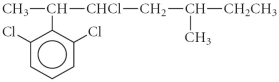How many of the carbons in the following compound are chiral centre(s) ?   A) 0 B) 1 C) 2 D) 3 E) 4 or more