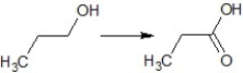 Find the suitable reagent for the transformation:   A) CrO<sub>3</sub>, H<sub>3</sub>O<sup>+</sup> B) pyridinium chlorochromate (PCC)  C) K<sub>2</sub>Cr<sub>2</sub>O<sub>7</sub>, H<sub>2</sub>SO<sub>4</sub> D) KMnO<sub>4</sub>, H<sub>2</sub>SO<sub>4</sub> E) K<sub>2</sub>Cr<sub>2</sub>O<sub>7</sub>, HNO<sub>3</sub>
