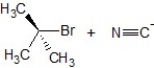 Predict the correct mechanism and product for the following reaction:   A) S<sub>N</sub>1 mechanism, the product is   B) S<sub>N</sub>2 mechanism, the product is   C) S<sub>N</sub>2 mechanism, the product is   D) S<sub>N</sub>1 mechanism, the product is   E) E1 mechanism, the product is  