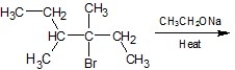 Identify the major product in the following reaction:   A)    B)    C)    D)    E)   