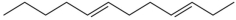 Choose the polyunsaturated fatty acid from the compounds below. A)    B)    C)    D)    E)   