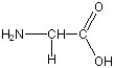 Match the following.  -  A) glycine B) lysine C) alanine D) serine E) phenylalanine F) aspartic acid