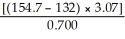 How many significant figures are there in the answer for the following problem?   = ? A)  one B)  two C)  three D)  four