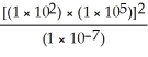 Without using a calculator,solve the following problem.   A)  1 × 10<sup>0</sup> B)  1 × 10<sup>7</sup> C)  1 × 10<sup>21</sup> D)  1 × 10<sup>28</sup>